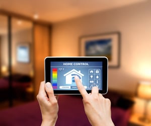 home settings on a smart phone
